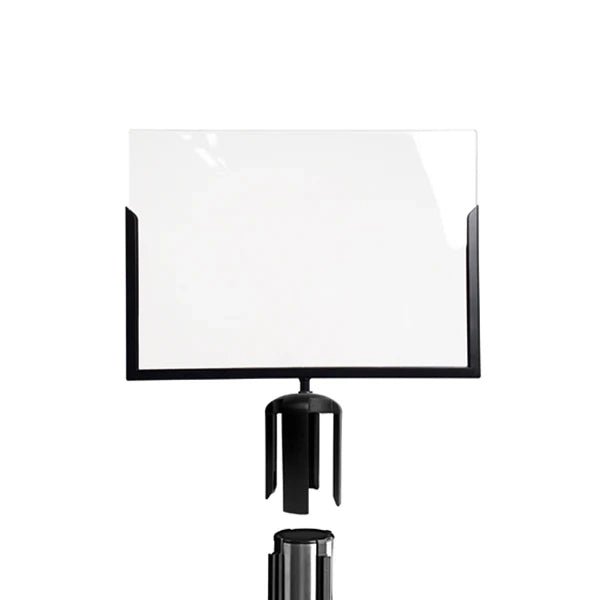 Ricambio Plexiglass Segnale Colonnine Segnapercorso Tendinastro - A4 Verticale