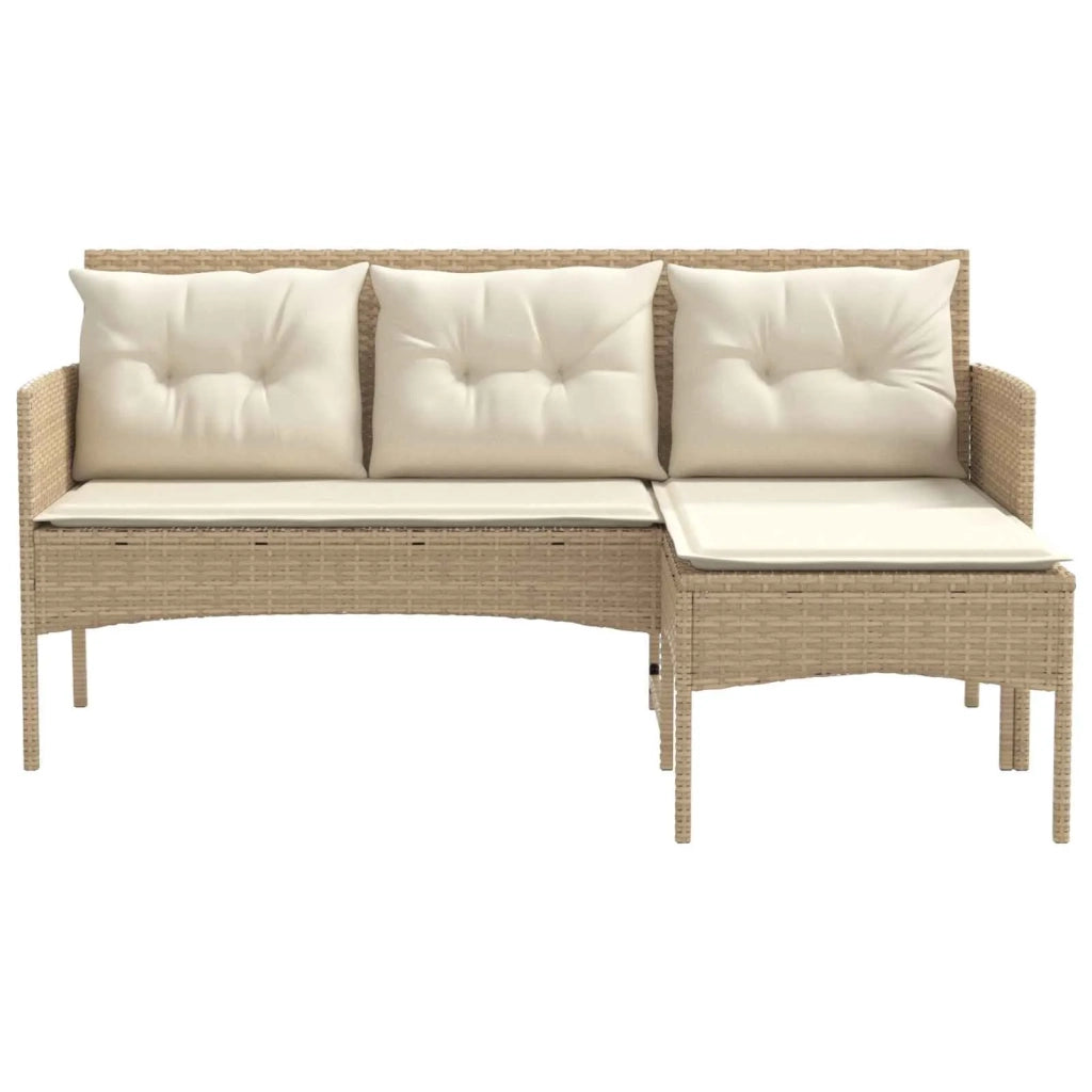 Set Divano da Giardino con cuscino 2 pcs polyrattan 4103807