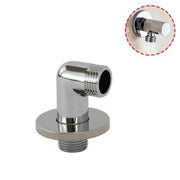 PRESA ACQUA CURVA IN OTTONE CROMATO PER SALISCENDI SUPPORTO PER DOCCIA 59511