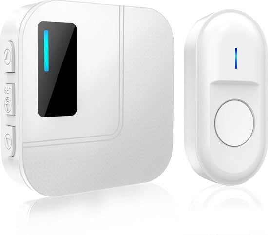 Deurbel wireless, portata wireless, impermeabile, deurbel con diverse tonalità, 5 volumi,