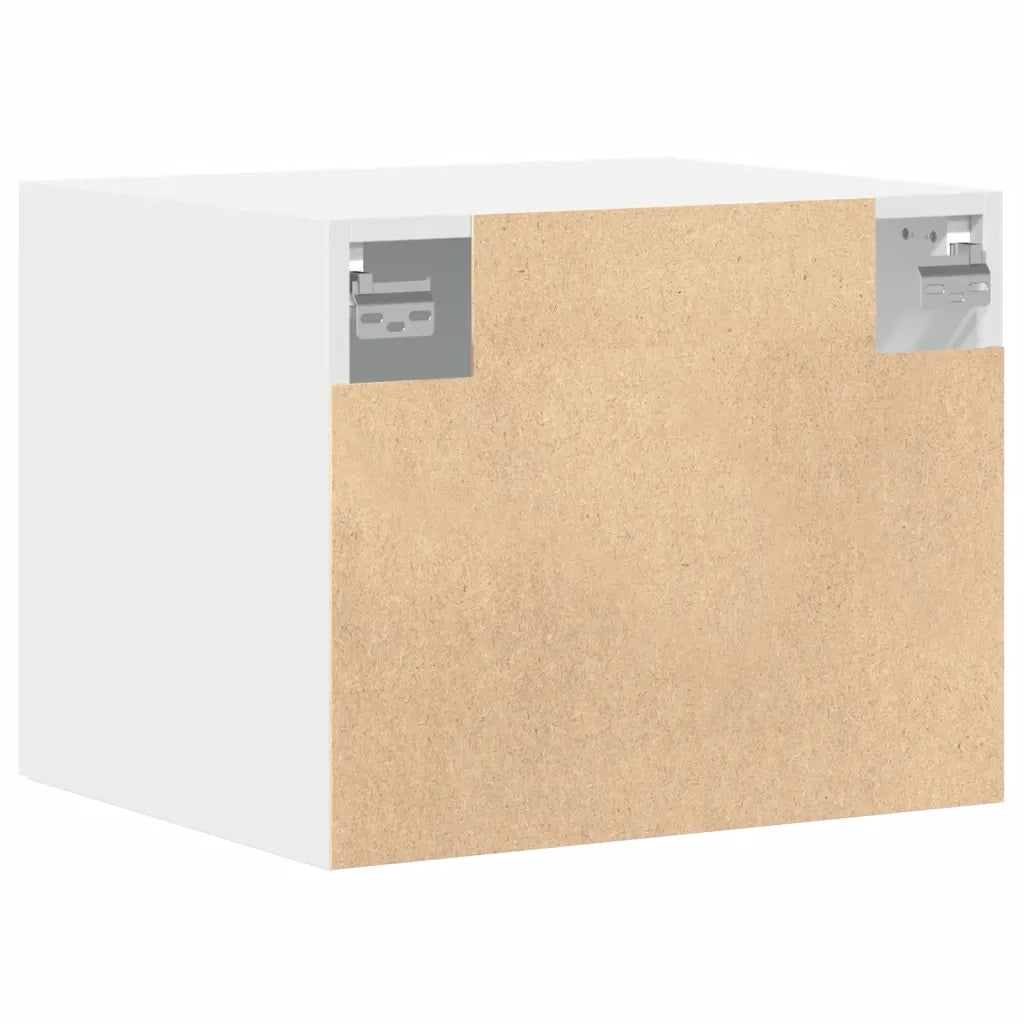 Armadietto a Muro | Mobile a Parete Bianco 50x42,5x40 cm in Legno Multistrato