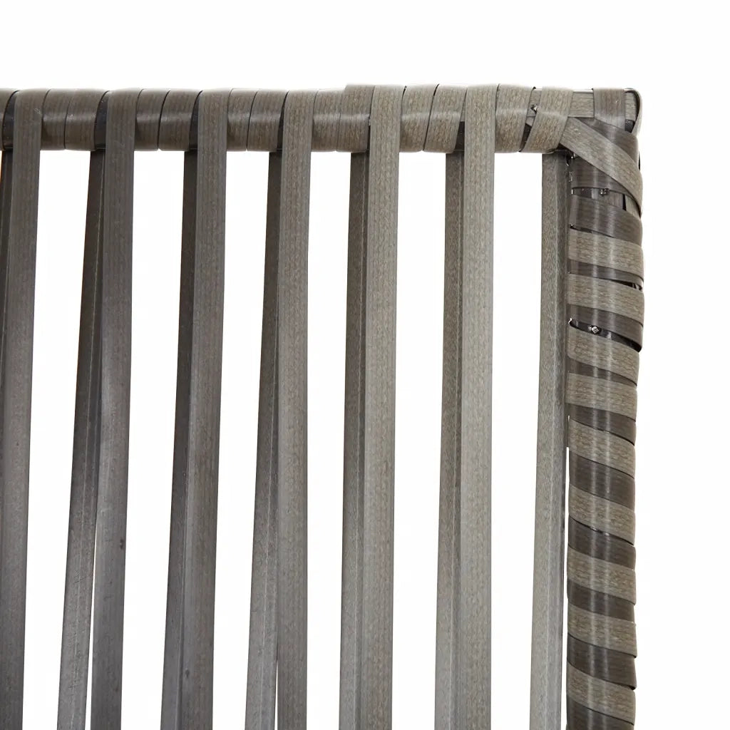 Divisorio per Ambienti | Divider per stanze | Paravento a 6 Pannelli Grigio in Polyrattan