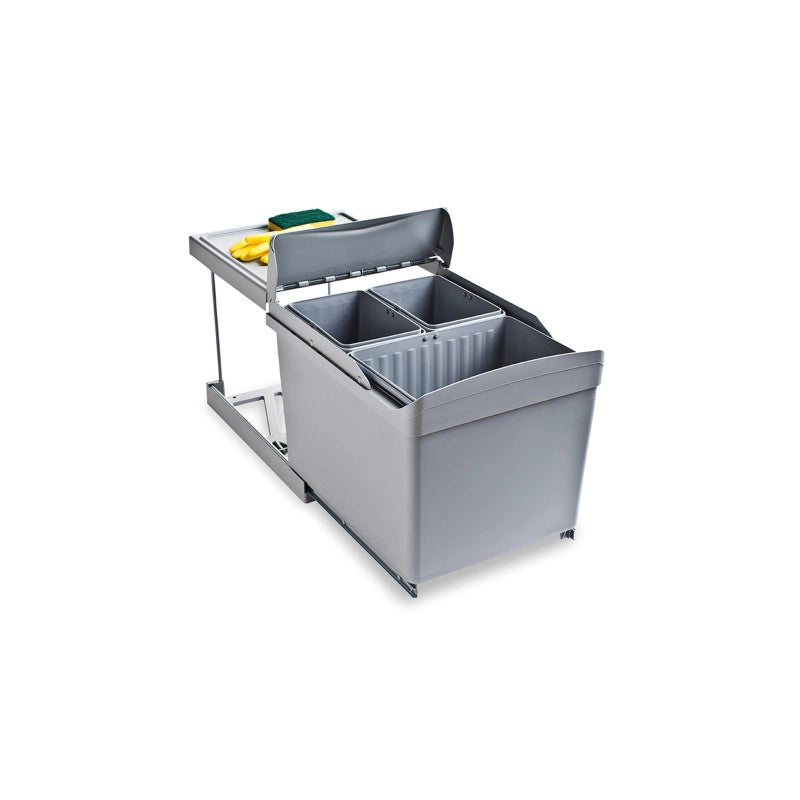 Porta-cravatte laterale estraibile, Anodizzato opaco, Tecnoplastica e Alluminio