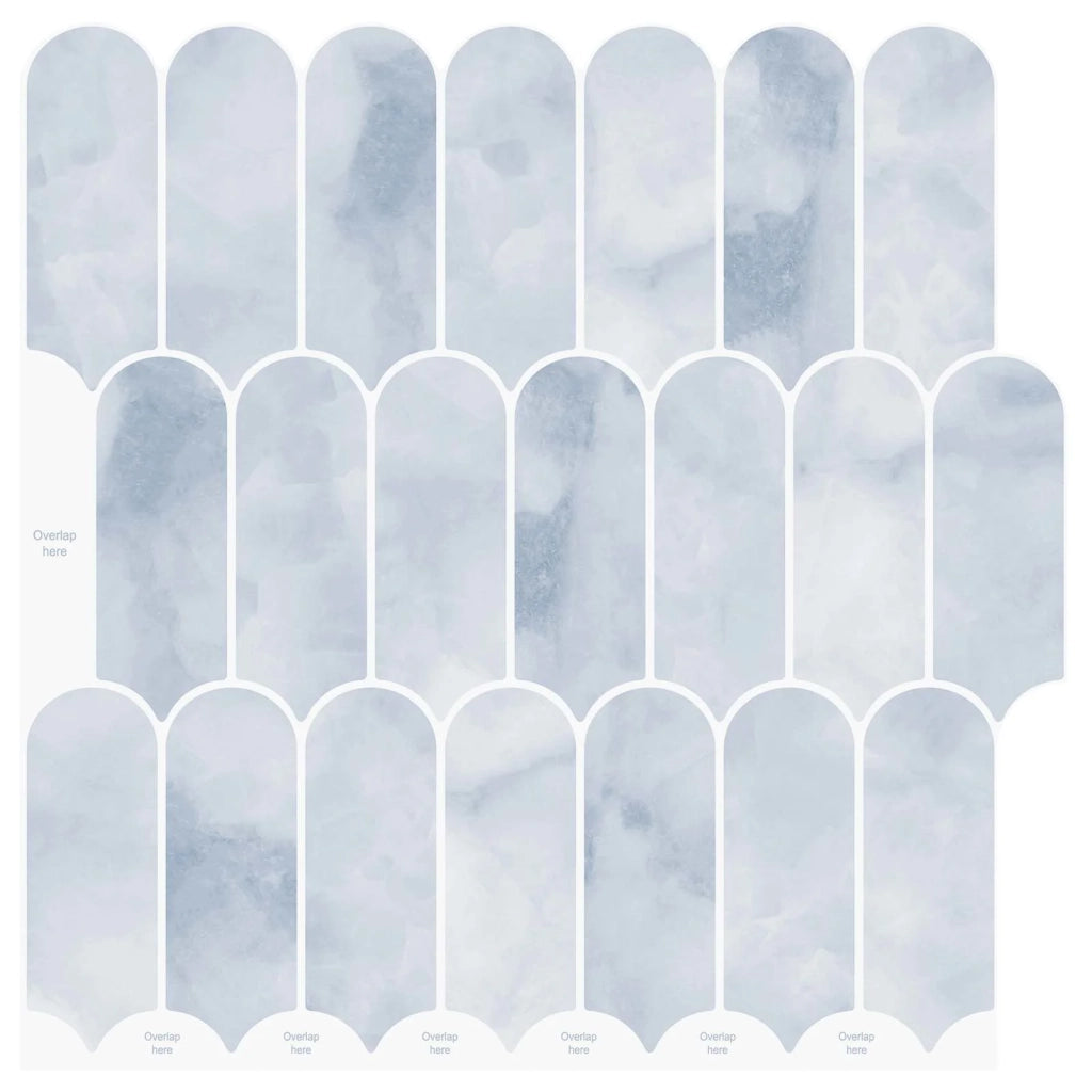 Piastrella Piuma 10 pz Azzurro 30 x 30 cm Poliuretano e PET CFW5607186
