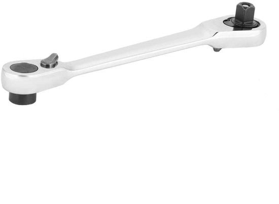 Chiave a pala professionale 36 mm - Manico antiscivolo - CR-V - Design shockassorbente - Funzione di taglio rapido - Chiave a doppia testa
