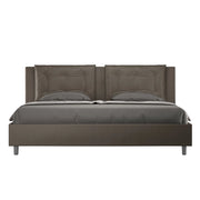 Letto Matrimoniale 160x210 cm con Rete Annalisa Cappuccino