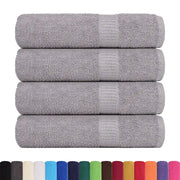 Asciugamani FROGN 4 pz Grigio 50x100 cm 360 g/m² 136831
