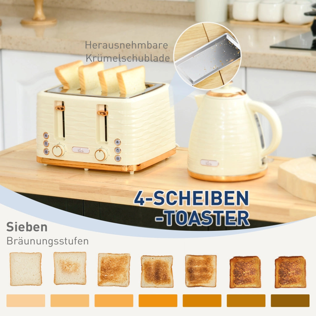 Tostapane e Bollitore 2 in 1 ¨C Minimal ¨C Beige