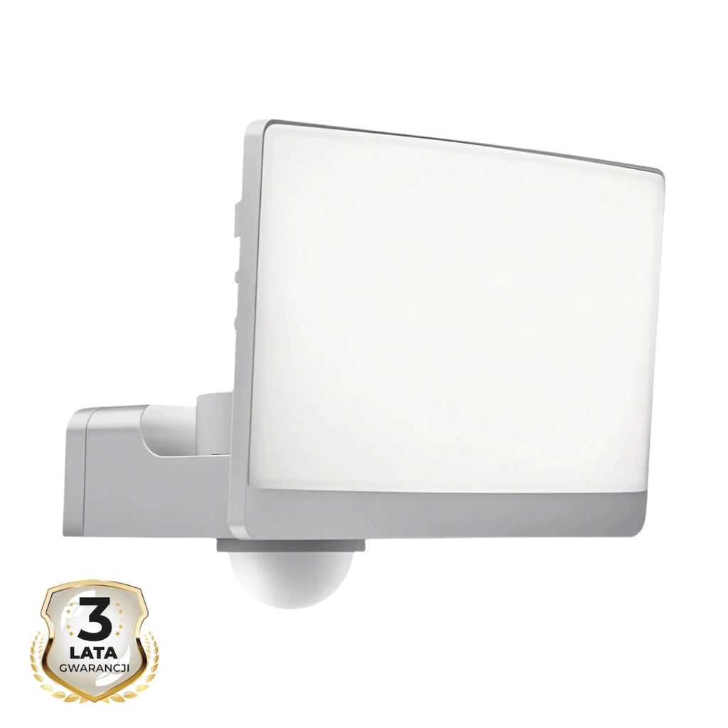 Faro LED 30W 2000lm 4000K PIR IP54 bianco Davos Milagro
