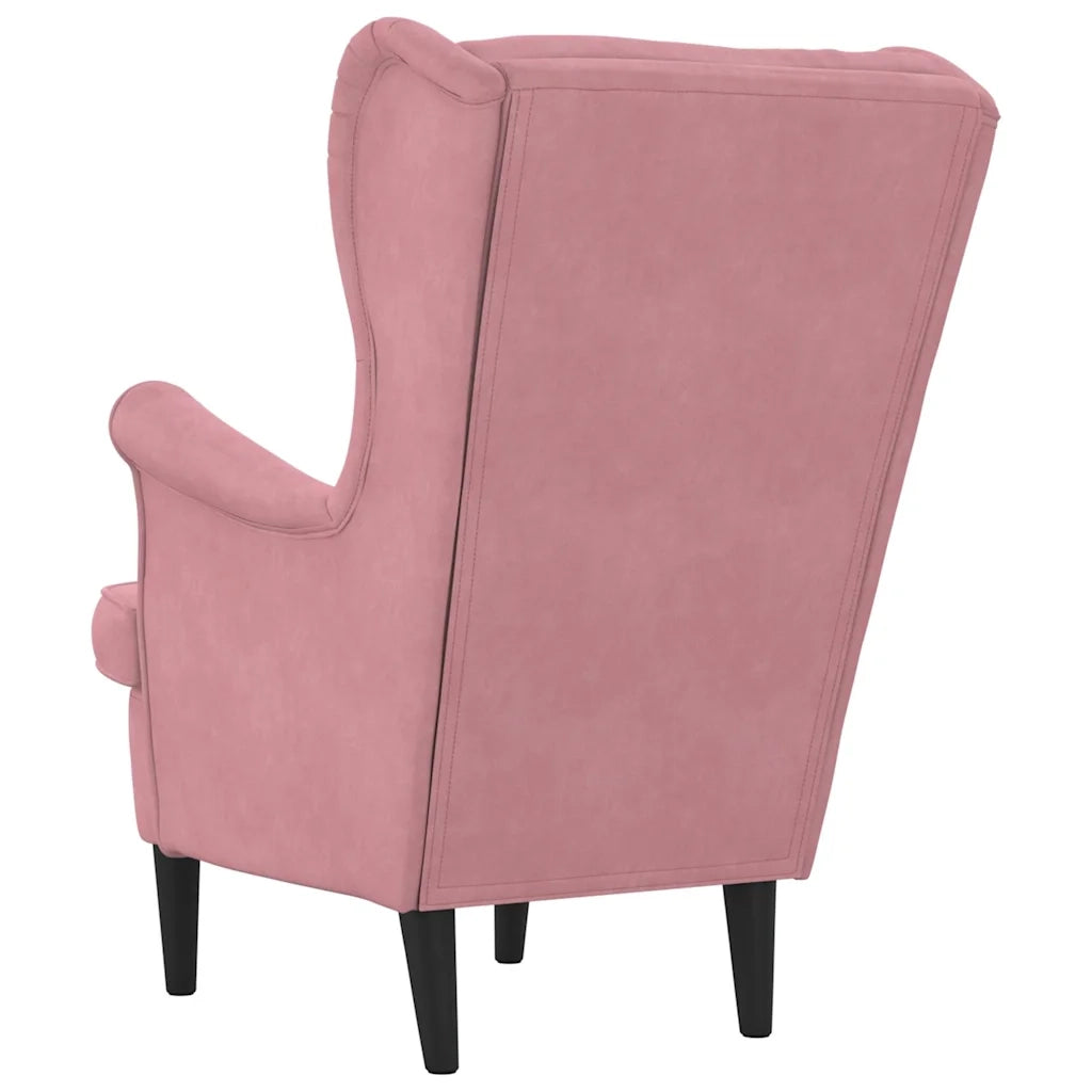 Divano Sedia-Poltrona Rosa in Velluto 921926