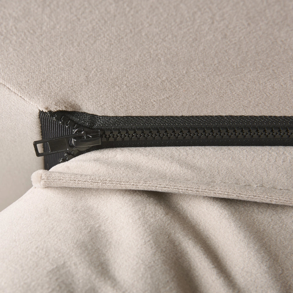 Letto matrimoniale ad acqua tessuto bouclè tortora 180 x 200 cm camera da letto moderna