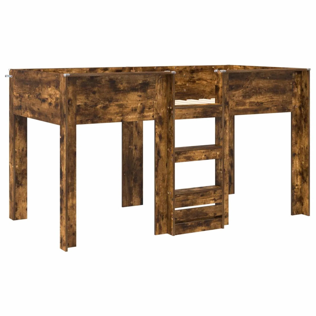 Letto a Castello per Bambini Rovere fumé 80 x 200 cm 3410487