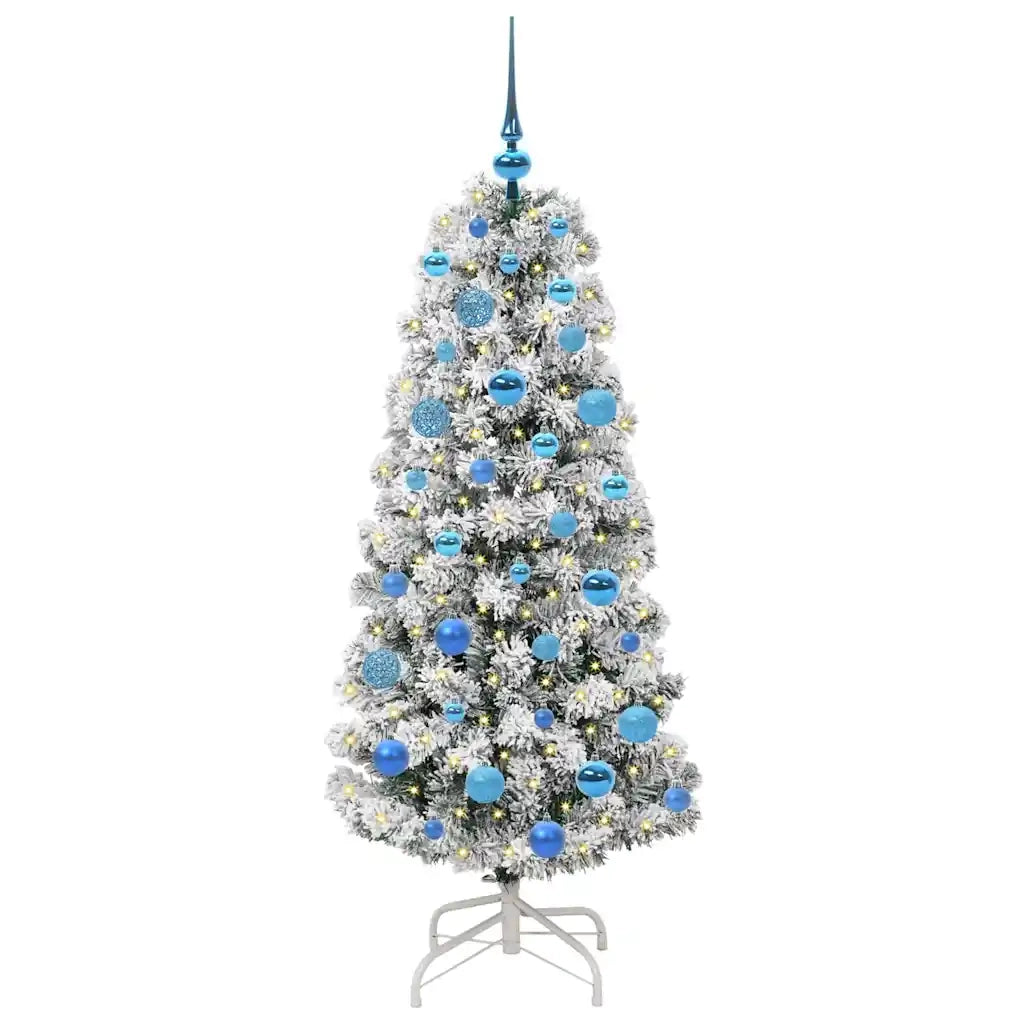 Albero di Natale | Decorazioni natalizie Artificiale con Rami Pieghevoli 150 cm