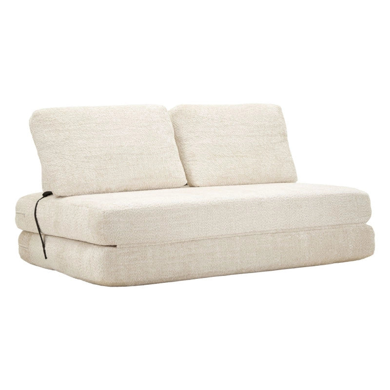 Divano/letto Faster Bianco cm 150x100x80 (compresso-misura Letto Cm213x150x18)