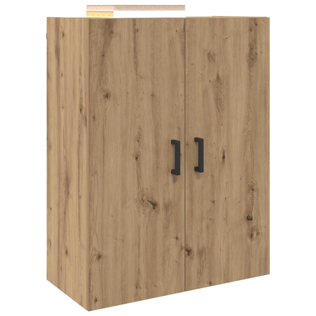 Mobiletto a muro 2 pcs Rovere artigianale 69,5 x 34 x 90 cm