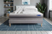 Pacchetto letto completo - Materasso 160x200cm + Box spring con doghe (kit) + 2 cuscini + Piumino - Actiflex Relax