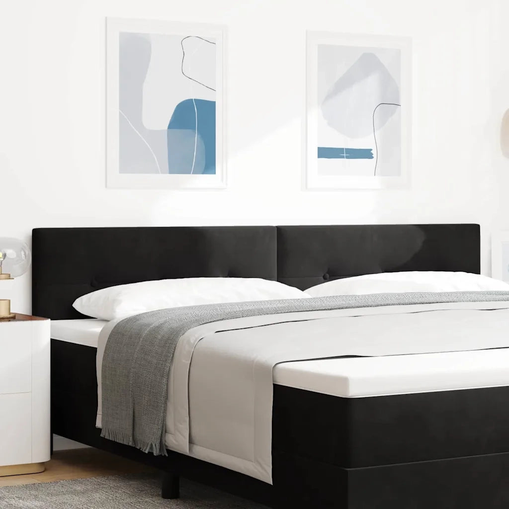 Testiera | Testata Nero 200 cm Velluto