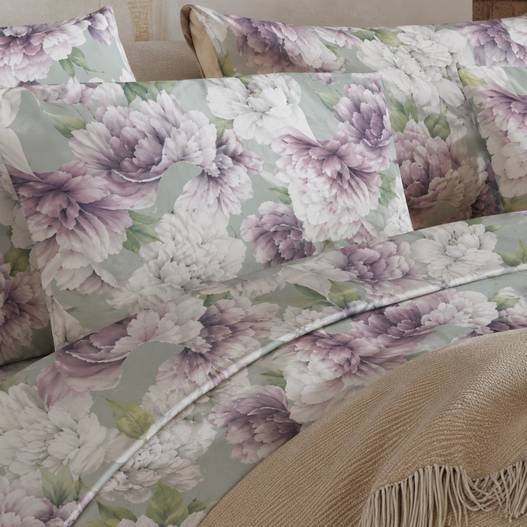 Rovanone, set Completo Letto Matrimoniale in Cotone, Rosa