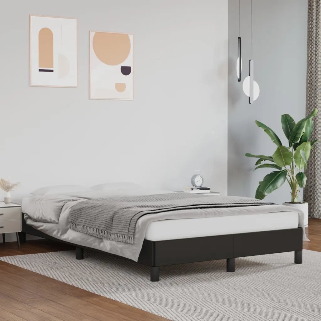 Giroletto-Struttura Letto Nero 120x200 cm in Similpelle 284438