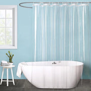 Douchegordino impermeabile 180x200 cm - Schermo antimuffa - 12 anelli - Translucido in plastica - Idoneo per vasca da bagno