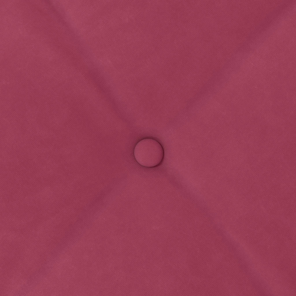 Cuscino per Schiena Rosso Vino 140 x 50 cm Tessuto in Cords 42014852