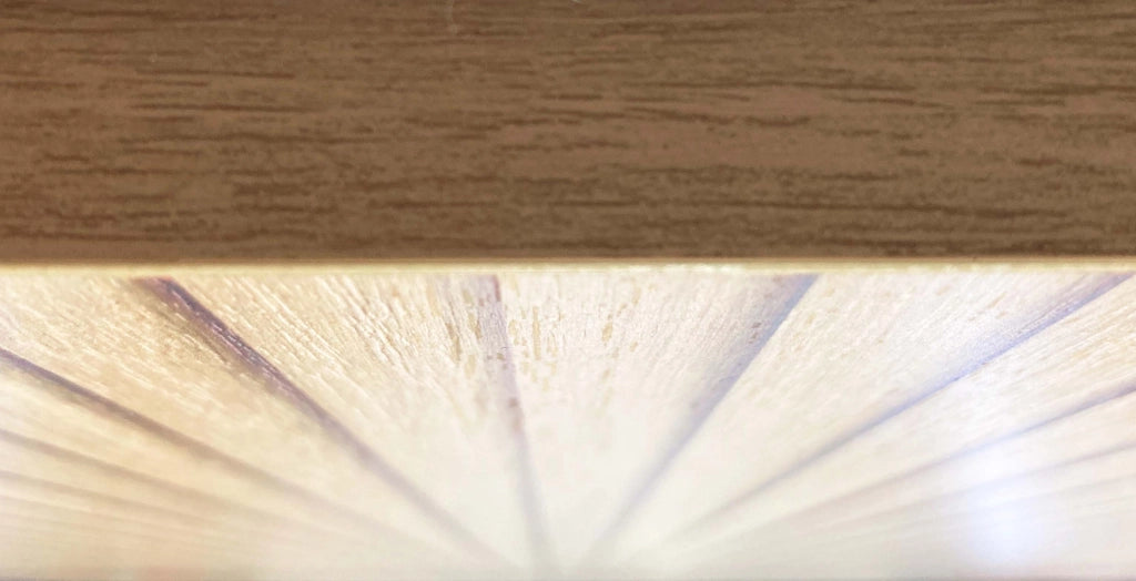 Scarpiera Herdasa effetto rovere dorato ante stampa doghe 112x90x27