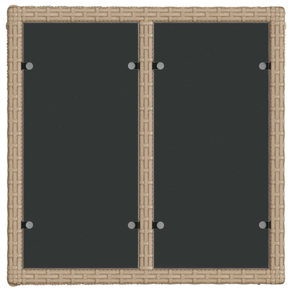 Set Divano da Giardino 9 pcs Beige polyrattan 3434289