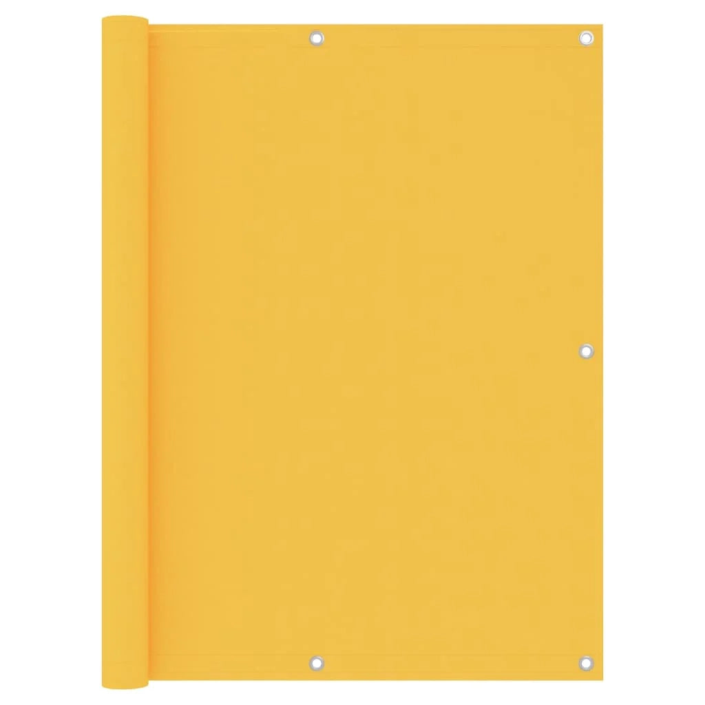 Paravento per balcone 120 x 500 cm tessuto oxford giallo 02_0010188