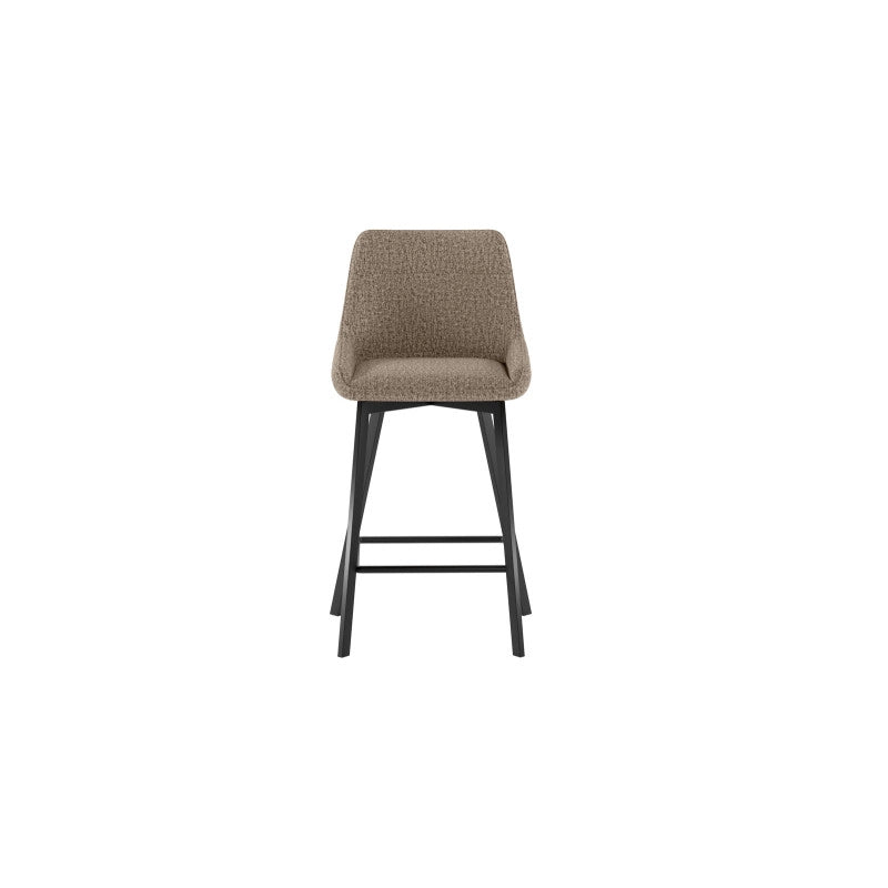 Set di 2 Sgabelli in tessuto Fox 50cm X 44cm H 94cm Stones