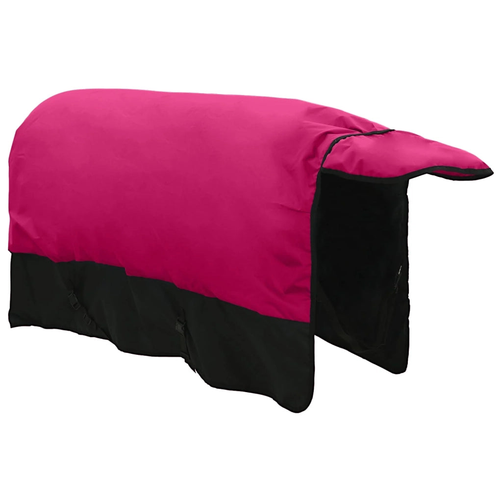 Coperta per Cavalli Rosa e Nero 155 cm Poliestere CFW1455484