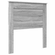 Testiera | Testata con Testiera | Testata Grigio Sonoma 75 cm Legno multistrato