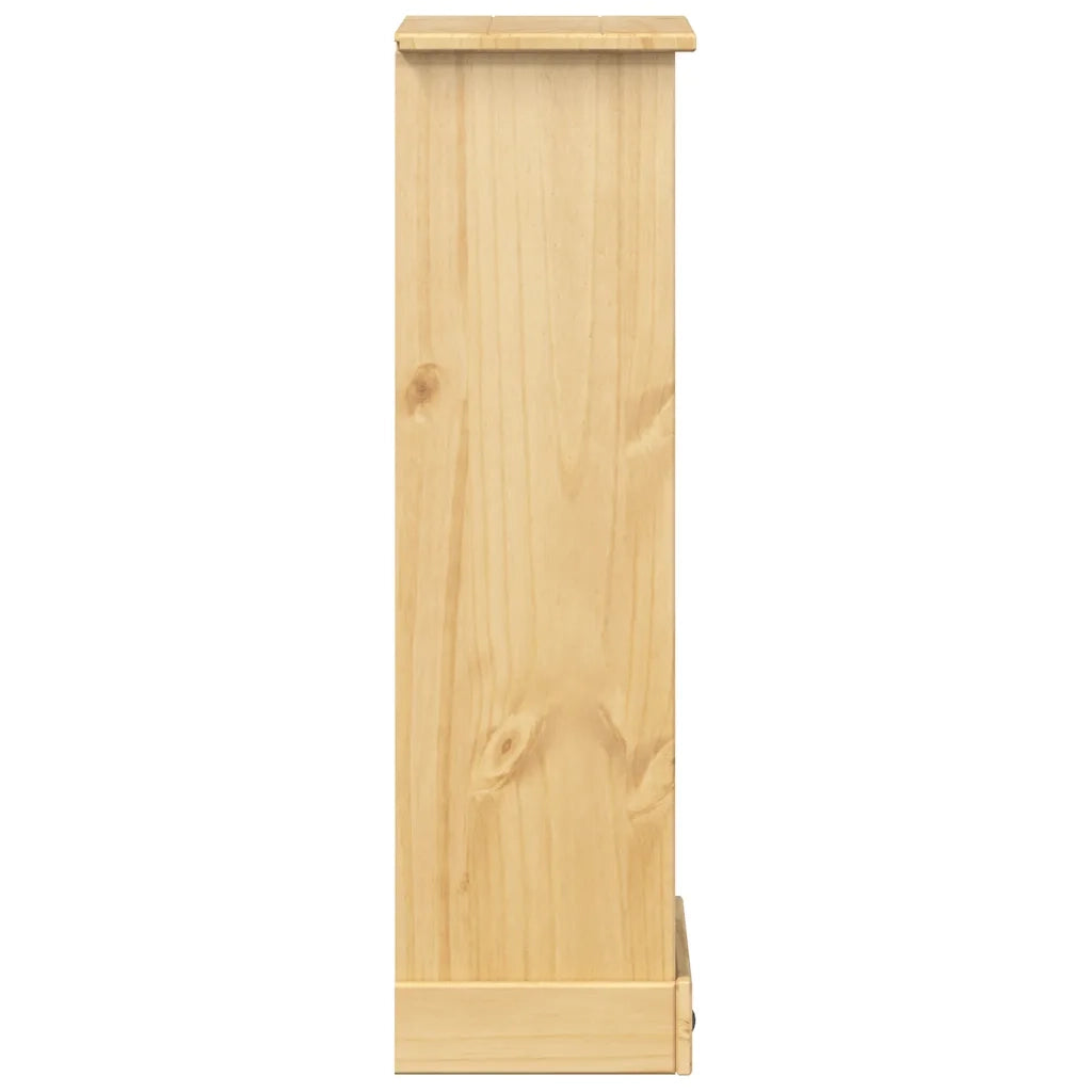 Libreria-Scaffale per Libri-Mobile di Stoccaggio Corona 46x29x100 cm in Legno Massello di Pino