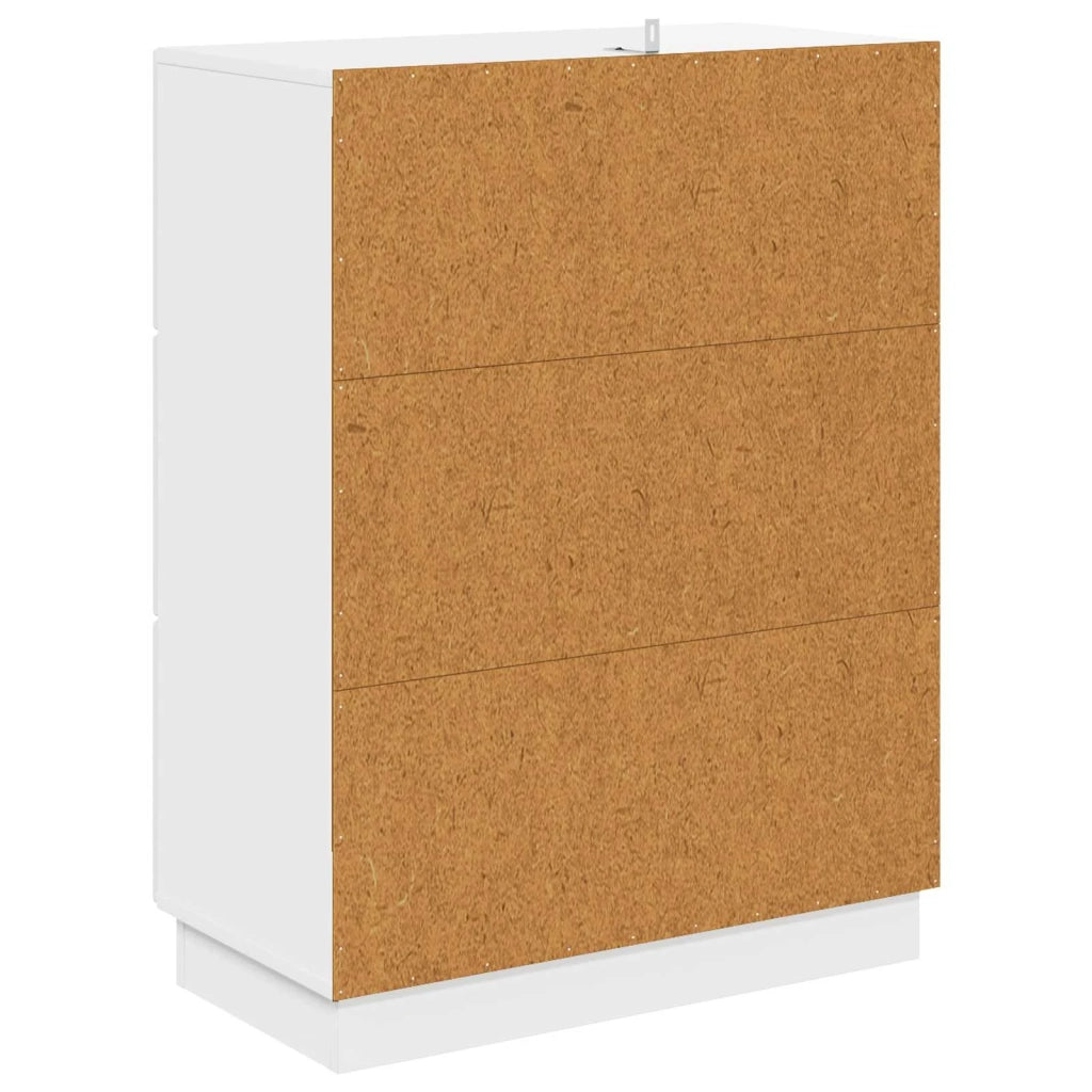 Mobile con Cassetti Bianco Lucido 66 x 34,5 x 87 cm 895299