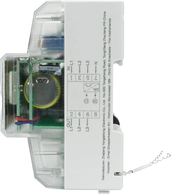 Contatore elettrico digitale 3-fasi 80A MID (85008002)
