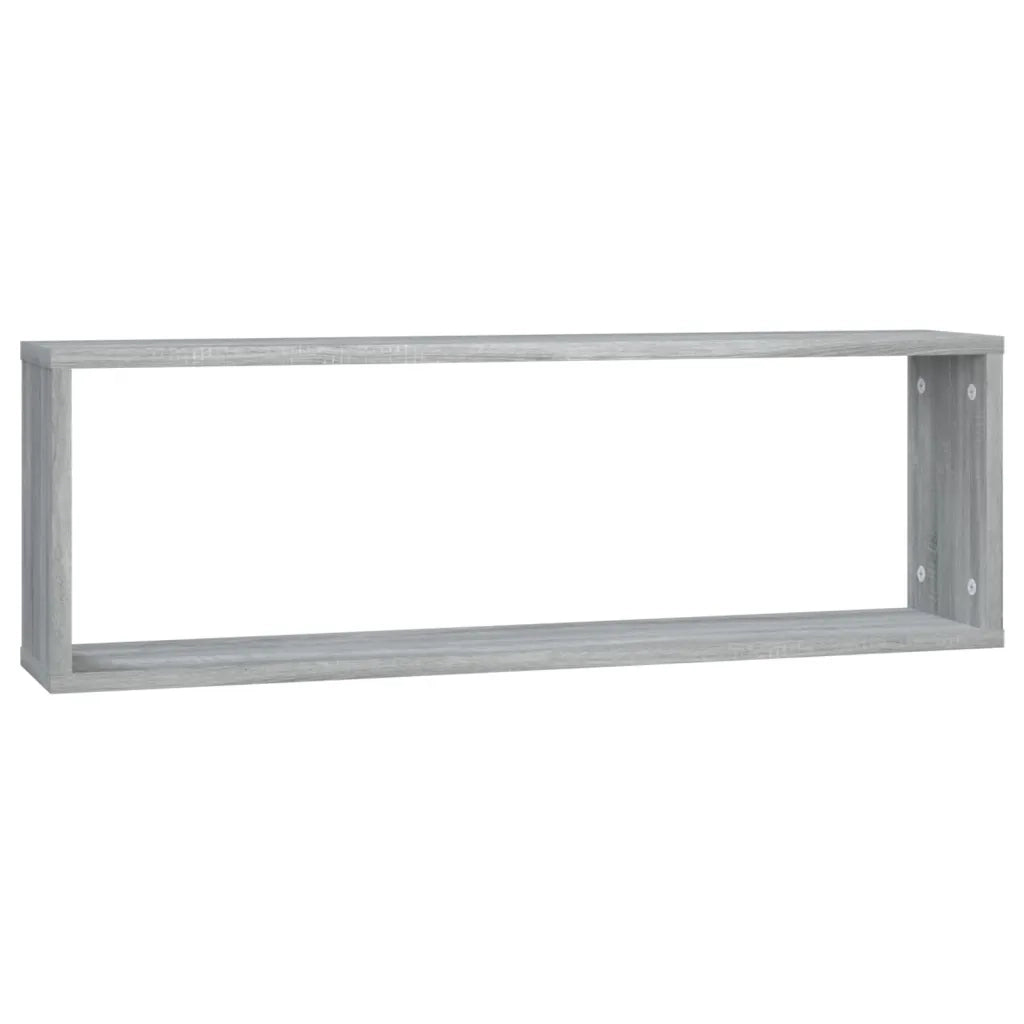 Mensole Cubo Muro 4 Grigio Sonoma 80x15x26,5 Legno Multistrato 815919