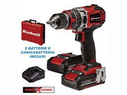TRAPANO AVVITATORE A PERCUSSIONE BATTERIA 18V 2AH (TE-CD 18/50 LI-I) -  EINHELL