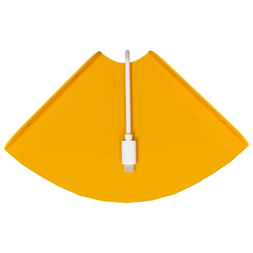 Mensola sospesa 2 pcs Giallo senape 15 x 15 x 2 cm 8004080