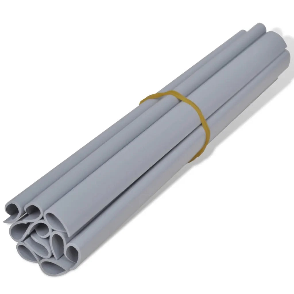Recinzione Frangivento da Giardino PVC 70x0,19 m Grigio Chiaro 41619