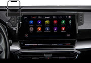 Sostegno per auto compatibile con Seat Leon/Cupra Formentor - Orecchino per telefono - Braccio regolabile - 10 pollici - Resistente allo shock - Installazione facile