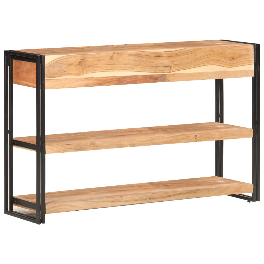 Credenza 120x30x75 cm in Legno Massello di Acacia 321803