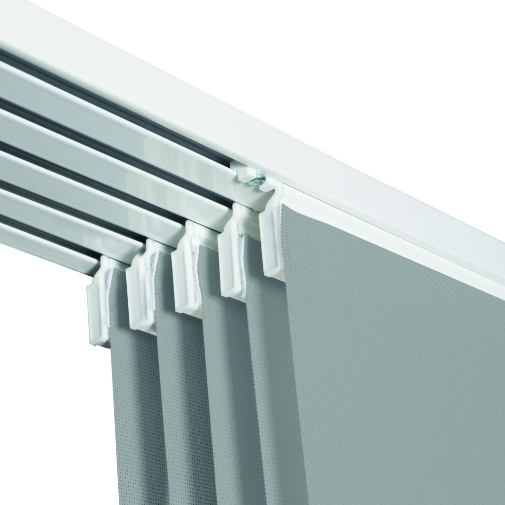 VIEWTEX Kit di pannelli giapponese (binario e pannelli) Screen - Grado di apertura 10% - Grigio perla 238 cm - Made in Europe - 5 anni di garanzia
