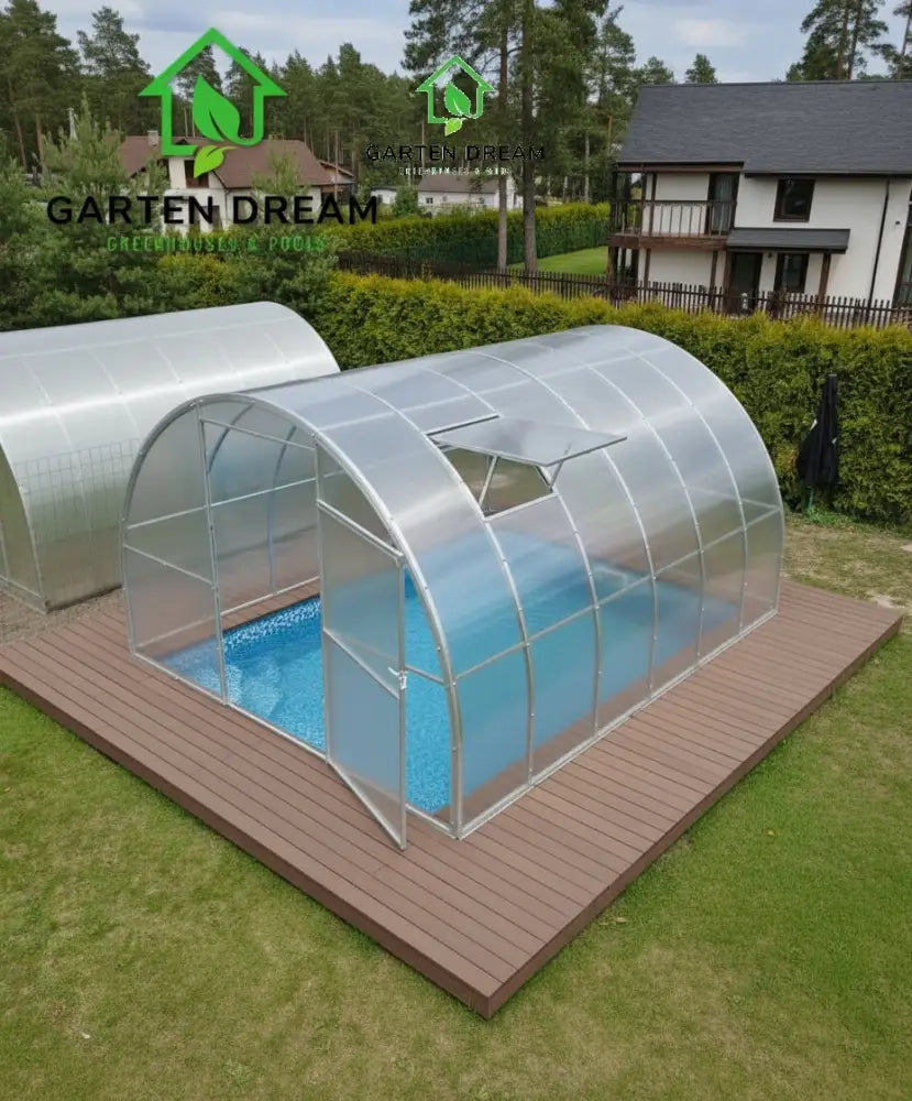 Copertura per Piscina Garten Dream MARINA 3x6 m con Policarbonato 4 mm