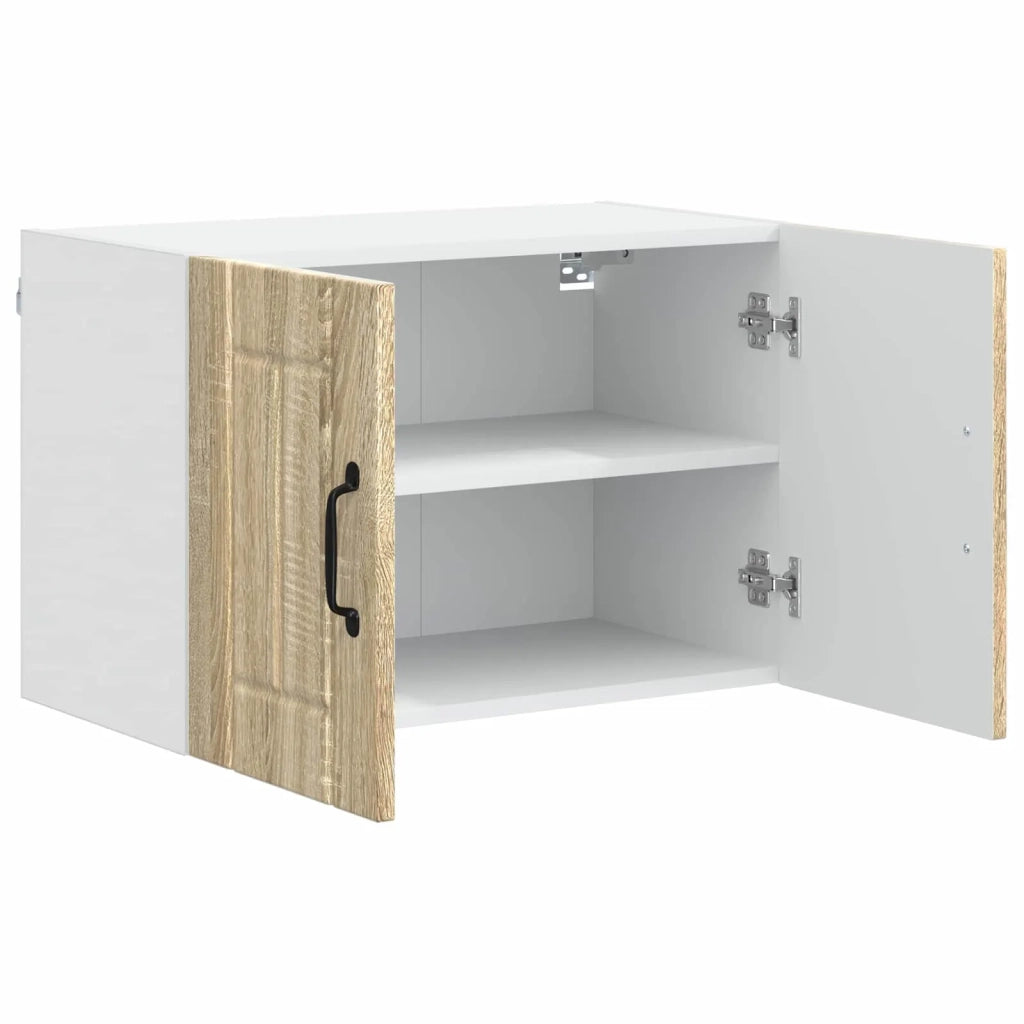 Armadi a pareti per cucina 2 pz-Set di 2 Armadi sospesi per Cucina Rovere Sonoma 60 x 31 x 40 cm