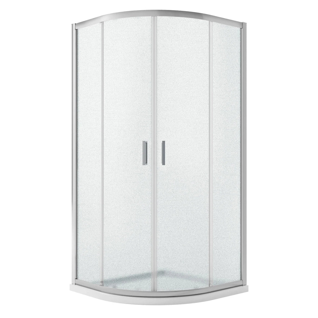 Box Doccia Semicircolare 90x90 H198 Stampato C 6mm mod. Ready