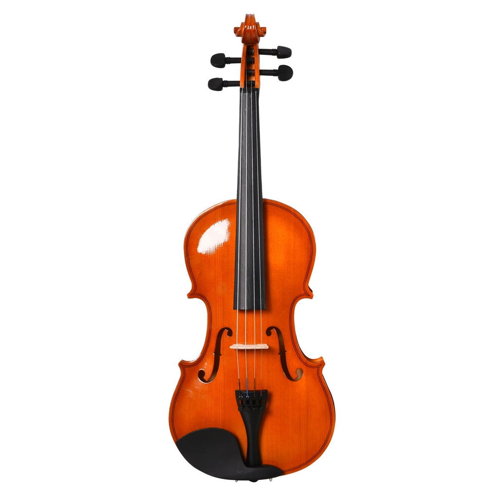 VIOLINO 4/4 PER ADULTI CON CUSTODIA, ARCHETTO, CORDE, PONTICELLO, ACCORDATORE INCLUSI