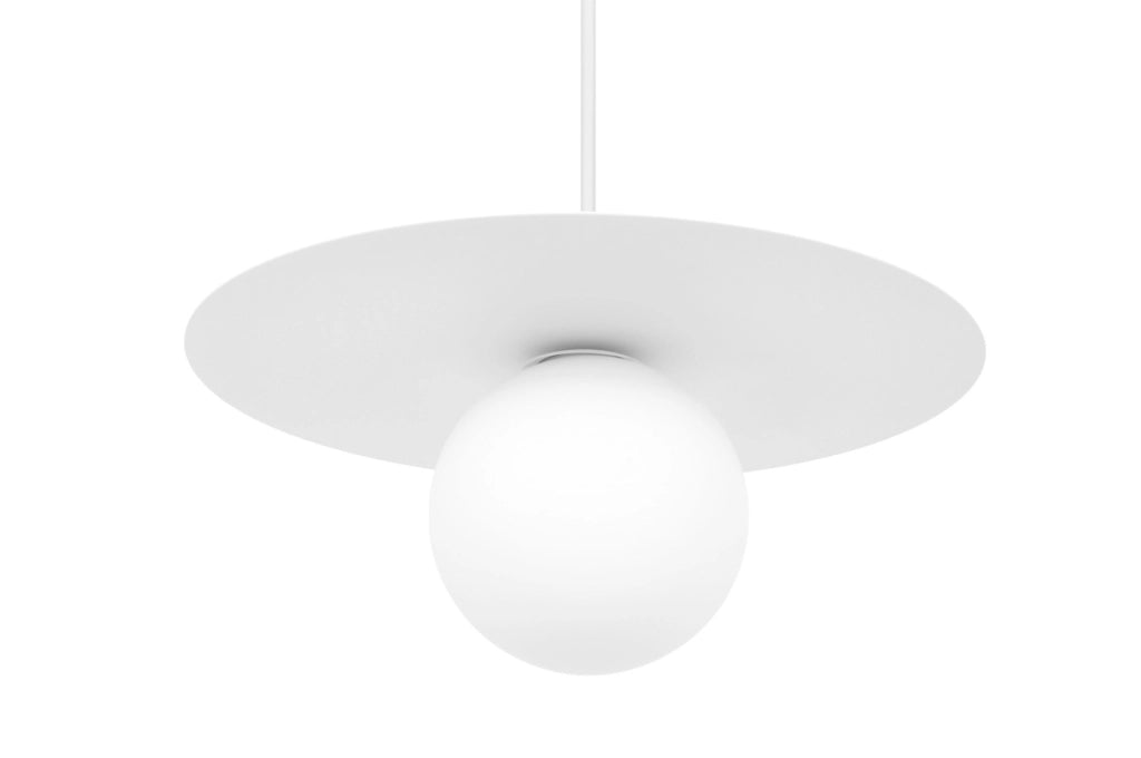Lampada a sospensione ROBIN bianca Ø25 1 luce G9 Kaja