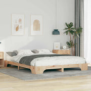 Struttura del letto-Giroletto Marrone 160 x 220 cm Pino massello 859960
