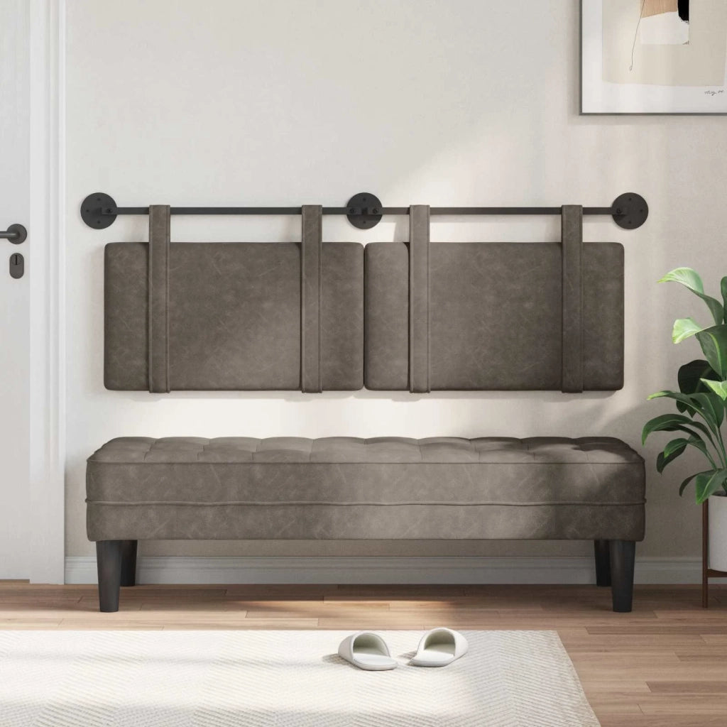 Testiera sospesa Grigio PU Antico 42031450