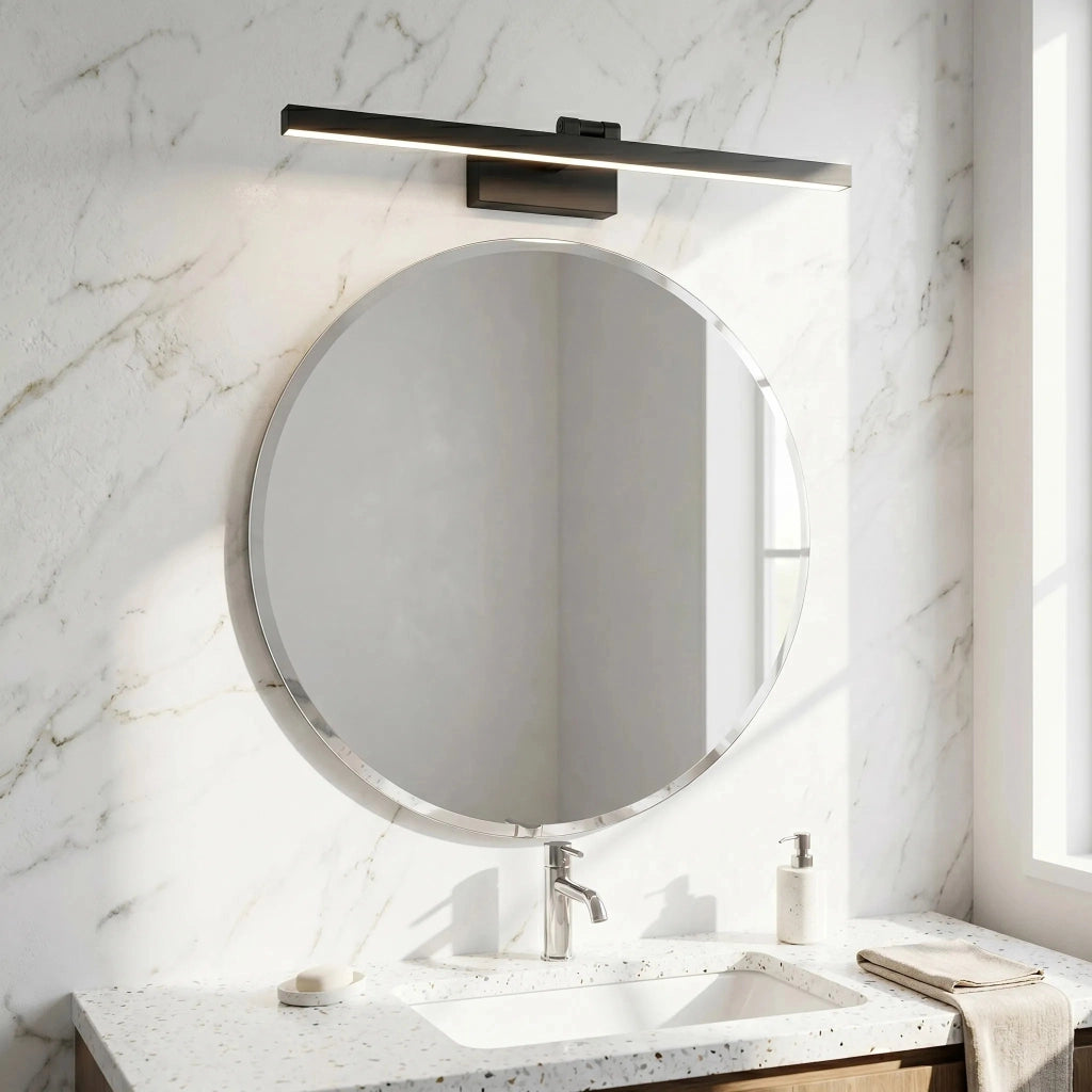 Applique Da Bagno Led APP1867-1W 60 Cm Black