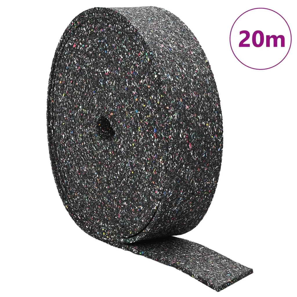 Rotolo di Granulato in Gomma Nero 2000 x 10 x 0,3 cm Gomma 42027280